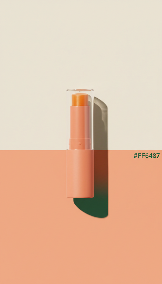 Coral Luxe Lip Balm With Mango Butter