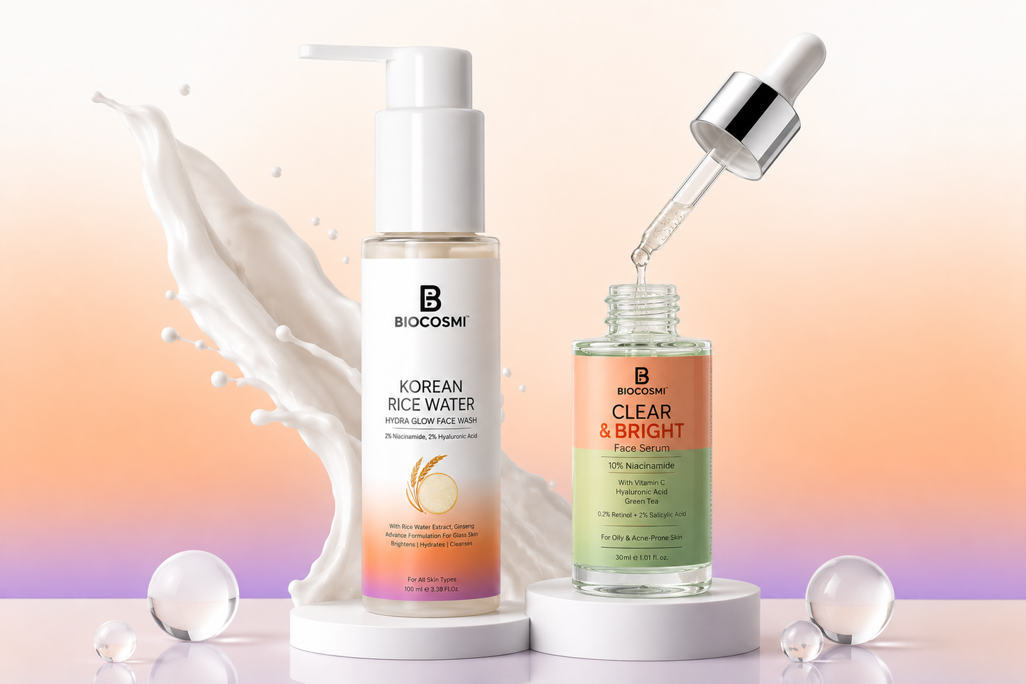 Biocosmi Power Duo: Clear & Glow Set