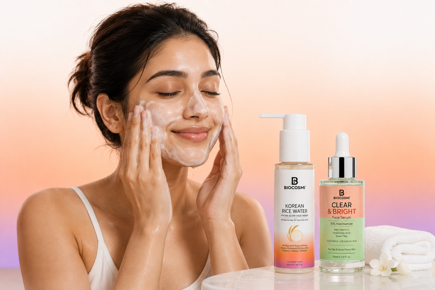 Biocosmi Power Duo: Clear & Glow Set