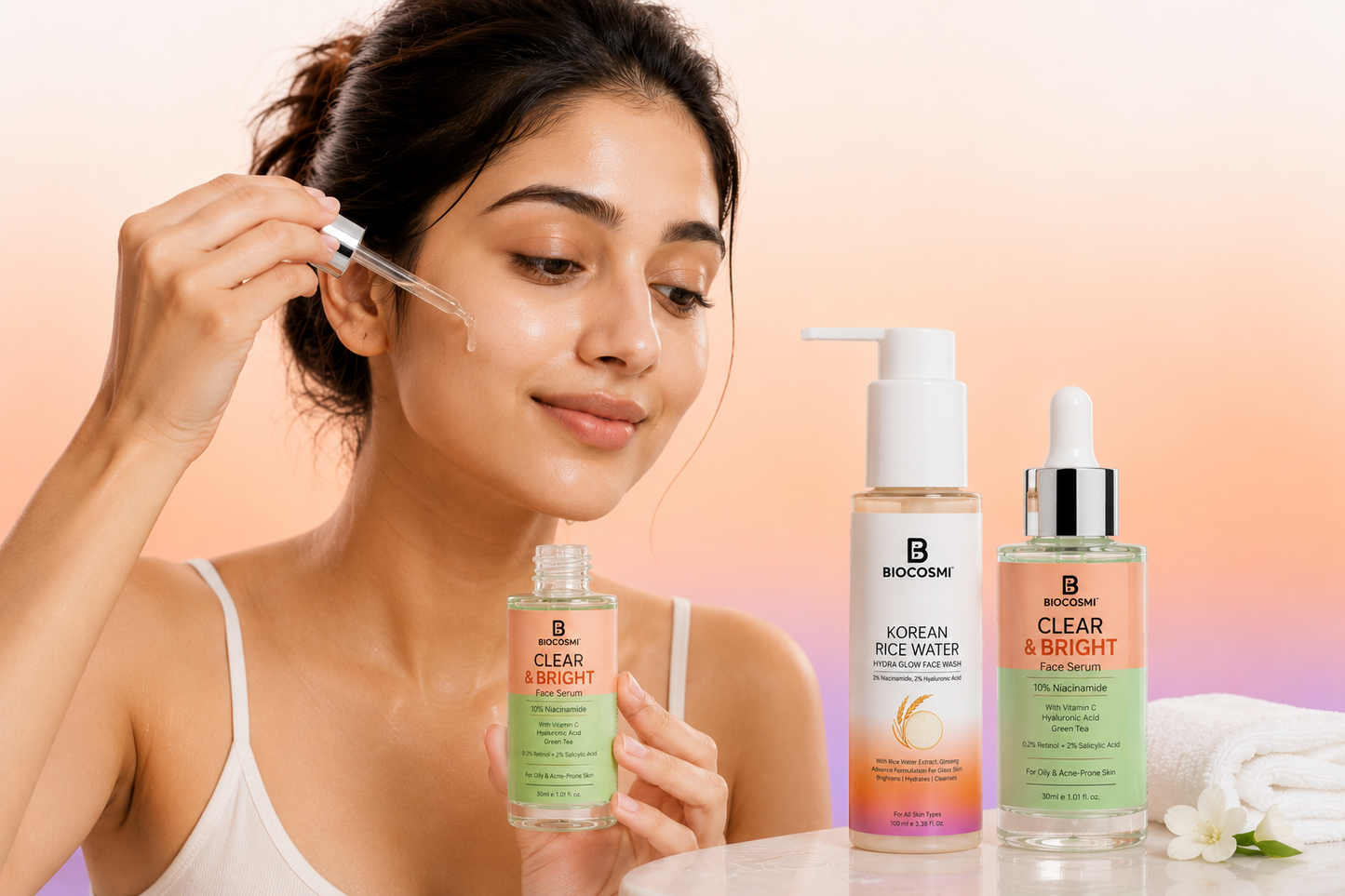 Biocosmi Power Duo: Clear & Glow Set