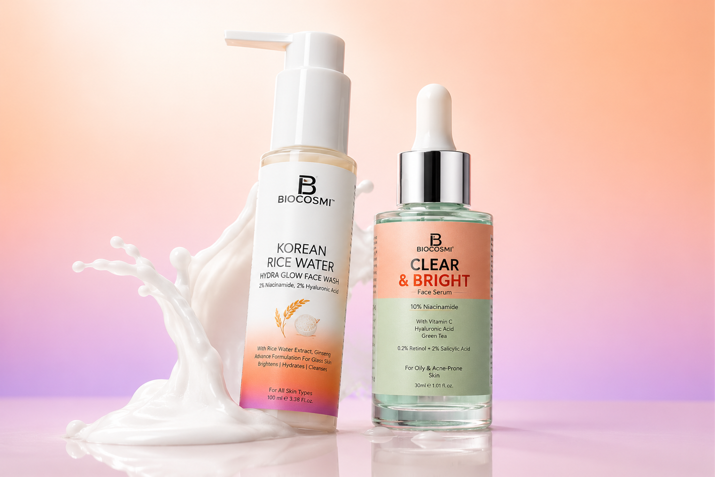 Biocosmi Power Duo: Clear & Glow Set